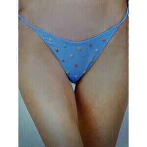 NWT l*Space beaded Lennox bikini bottom XL